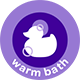 Step 1  - Warm Bath - JOHNSON’S® BABY