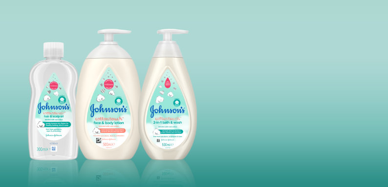 Introducing the ALL NEW JOHNSON'S®